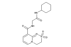 N-[2-(cyclohexylamino)-2-keto-ethyl]-2,2-diketo-3,4-dihydropyrido[2,1-c][1,2,4]thiadiazine-9-carboxamide