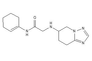 N-cyclohexen-1-yl-2-(5,6,7,8-tetrahydro-[1,2,4]triazolo[1,5-a]pyridin-6-ylamino)acetamide