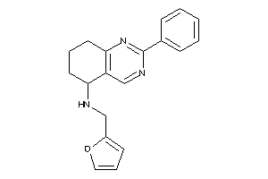 Image of 2-furfuryl-(2-phenyl-5,6,7,8-tetrahydroquinazolin-5-yl)amine