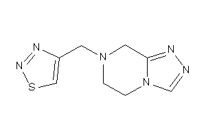 4-(6,8-dihydro-5H-[1,2,4]triazolo[4,3-a]pyrazin-7-ylmethyl)thiadiazole