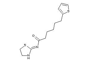 Image of N-thiazolidin-2-ylidene-6-(2-thienyl)hexanamide