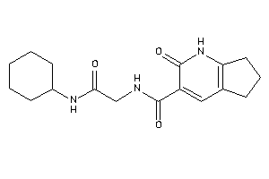 N-[2-(cyclohexylamino)-2-keto-ethyl]-2-keto-1,5,6,7-tetrahydro-1-pyrindine-3-carboxamide