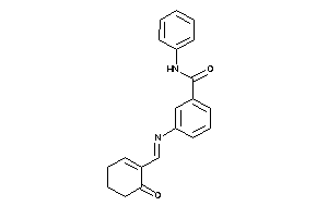 3-[(6-ketocyclohexen-1-yl)methyleneamino]-N-phenyl-benzamide