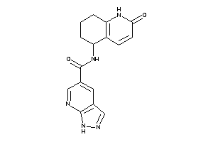 Image of N-(2-keto-5,6,7,8-tetrahydro-1H-quinolin-5-yl)-1H-pyrazolo[3,4-b]pyridine-5-carboxamide