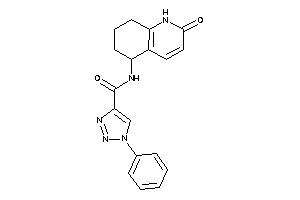 N-(2-keto-5,6,7,8-tetrahydro-1H-quinolin-5-yl)-1-phenyl-triazole-4-carboxamide