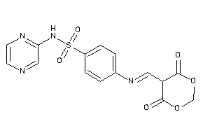 Image of 4-[(4,6-diketo-1,3-dioxan-5-yl)methyleneamino]-N-pyrazin-2-yl-benzenesulfonamide