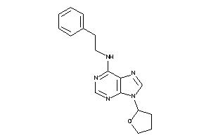 Phenethyl-[9-(tetrahydrofuryl)purin-6-yl]amine
