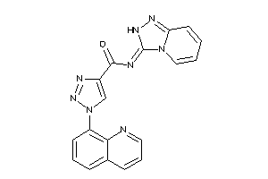 Image of 1-(8-quinolyl)-N-(2H-[1,2,4]triazolo[4,3-a]pyridin-3-ylidene)triazole-4-carboxamide