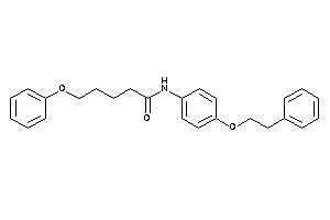 N-(4-phenethyloxyphenyl)-5-phenoxy-valeramide