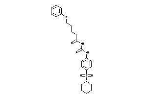 5-phenoxy-N-[(4-piperidinosulfonylphenyl)thiocarbamoyl]valeramide