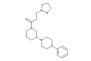 Image of 3-isoxazolidin-2-yl-1-[3-(4-phenylpiperazino)piperidino]propan-1-one