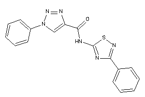 1-phenyl-N-(3-phenyl-1,2,4-thiadiazol-5-yl)triazole-4-carboxamide