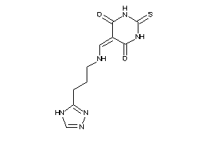 2-thioxo-5-[[3-(4H-1,2,4-triazol-3-yl)propylamino]methylene]hexahydropyrimidine-4,6-quinone