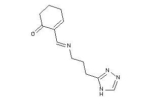 Image of 2-[3-(4H-1,2,4-triazol-3-yl)propyliminomethyl]cyclohex-2-en-1-one