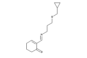 Image of 2-[3-(cyclopropylmethoxy)propyliminomethyl]cyclohex-2-en-1-one