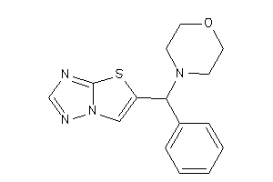 4-[phenyl(thiazolo[2,3-e][1,2,4]triazol-5-yl)methyl]morpholine