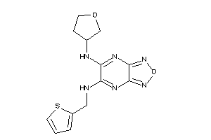 Tetrahydrofuran-3-yl-[5-(2-thenylamino)furazano[3,4-b]pyrazin-6-yl]amine