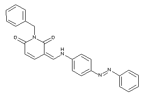 1-benzyl-3-[(4-phenylazoanilino)methylene]pyridine-2,6-quinone