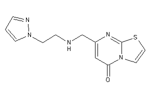 7-[(2-pyrazol-1-ylethylamino)methyl]thiazolo[3,2-a]pyrimidin-5-one