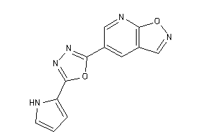 5-[5-(1H-pyrrol-2-yl)-1,3,4-oxadiazol-2-yl]isoxazolo[5,4-b]pyridine
