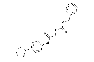 Image of 2-(benzyloxycarbonylamino)acetic Acid [4-(1,3-dithiolan-2-yl)phenyl] Ester