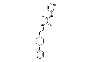 Image of N-[2-(4-phenylpiperazino)ethyl]-N'-(3-pyridyl)oxamide