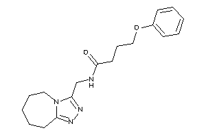 4-phenoxy-N-(6,7,8,9-tetrahydro-5H-[1,2,4]triazolo[4,3-a]azepin-3-ylmethyl)butyramide