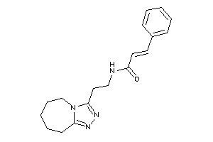 Image of 3-phenyl-N-[2-(6,7,8,9-tetrahydro-5H-[1,2,4]triazolo[4,3-a]azepin-3-yl)ethyl]acrylamide