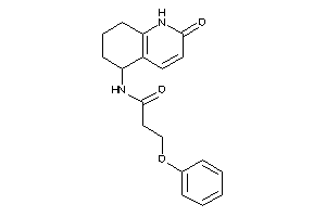 Image of N-(2-keto-5,6,7,8-tetrahydro-1H-quinolin-5-yl)-3-phenoxy-propionamide