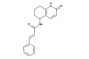 Image of N-(2-keto-5,6,7,8-tetrahydro-1H-quinolin-5-yl)-3-phenyl-acrylamide