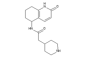 N-(2-keto-5,6,7,8-tetrahydro-1H-quinolin-5-yl)-2-(4-piperidyl)acetamide