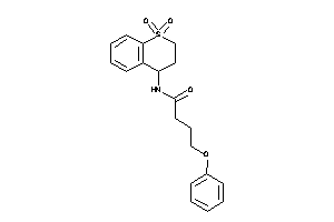 Image of N-(1,1-diketo-3,4-dihydro-2H-thiochromen-4-yl)-4-phenoxy-butyramide