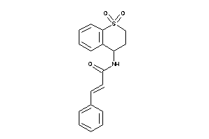 N-(1,1-diketo-3,4-dihydro-2H-thiochromen-4-yl)-3-phenyl-acrylamide