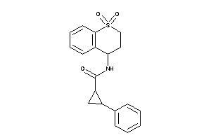 Image of N-(1,1-diketo-3,4-dihydro-2H-thiochromen-4-yl)-2-phenyl-cyclopropanecarboxamide
