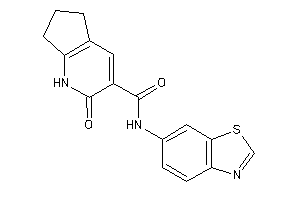 N-(1,3-benzothiazol-6-yl)-2-keto-1,5,6,7-tetrahydro-1-pyrindine-3-carboxamide