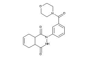 3-[3-(morpholine-4-carbonyl)phenyl]-4a,5,8,8a-tetrahydro-2H-phthalazine-1,4-quinone