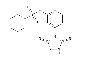3-[3-(cyclohexylsulfonylmethyl)phenyl]-2-thioxo-4-imidazolidinone