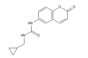 Image of 1-(cyclopropylmethyl)-3-(2-ketochromen-6-yl)urea
