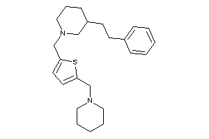 3-phenethyl-1-[[5-(piperidinomethyl)-2-thienyl]methyl]piperidine