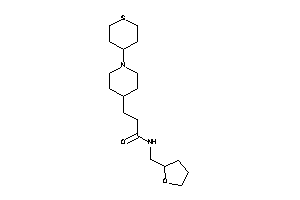Image of N-(tetrahydrofurfuryl)-3-(1-tetrahydrothiopyran-4-yl-4-piperidyl)propionamide