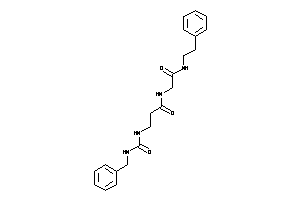 3-(benzylcarbamoylamino)-N-[2-keto-2-(phenethylamino)ethyl]propionamide