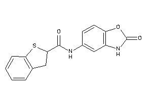 N-(2-keto-3H-1,3-benzoxazol-5-yl)-2,3-dihydrobenzothiophene-2-carboxamide
