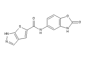 Image of N-(2-keto-3H-1,3-benzoxazol-5-yl)-1H-thieno[2,3-c]pyrazole-5-carboxamide