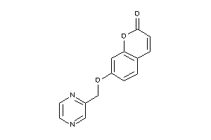 Image of 7-(pyrazin-2-ylmethoxy)coumarin