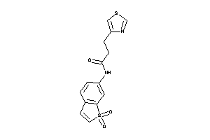 N-(1,1-diketobenzothiophen-6-yl)-3-thiazol-4-yl-propionamide