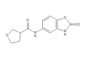 N-(2-keto-3H-1,3-benzoxazol-5-yl)tetrahydrofuran-3-carboxamide
