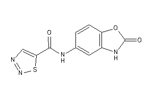 N-(2-keto-3H-1,3-benzoxazol-5-yl)thiadiazole-5-carboxamide