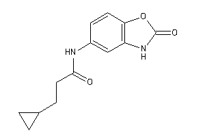3-cyclopropyl-N-(2-keto-3H-1,3-benzoxazol-5-yl)propionamide