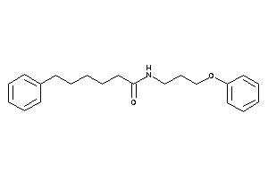 N-(3-phenoxypropyl)-6-phenyl-hexanamide