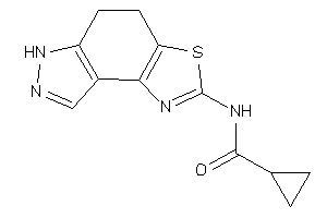 Image of N-(5,6-dihydro-4H-pyrazolo[4,3-e][1,3]benzothiazol-2-yl)cyclopropanecarboxamide